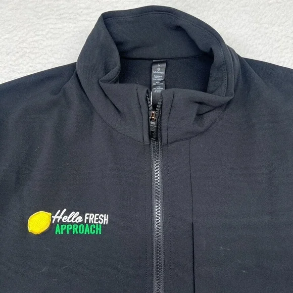 Lululemon Jacket Mens Large Black Full Zip Softshell Company Logo - Picture 2 of 12